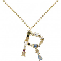 Collana con lettera "R"  in...