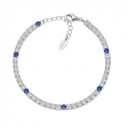 BRACCIALE TENNIS BIANCO /BLU