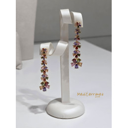 ORECCHINI FIORI rainbow...