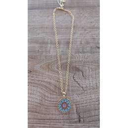 Collana in metallo con 1 charm