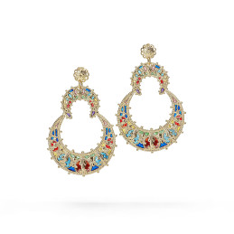 ORECCHINI BRONZO SMALTATO...