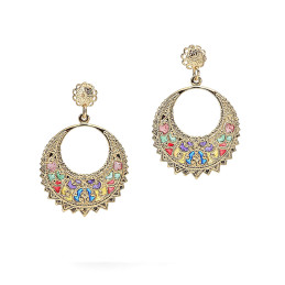 ORECCHINI BRONZO SMALTATO...