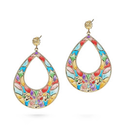 ORECCHINI BRONZO SMALTATO...